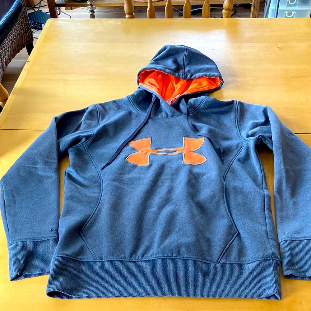 Under Armour Storm SM/P Orange/Gray Hoodie